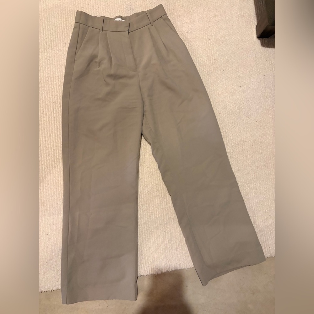 A&F Sloane Tailored Wide Leg Pant
